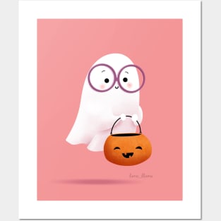 Ghost Trick-or-Treat Posters and Art